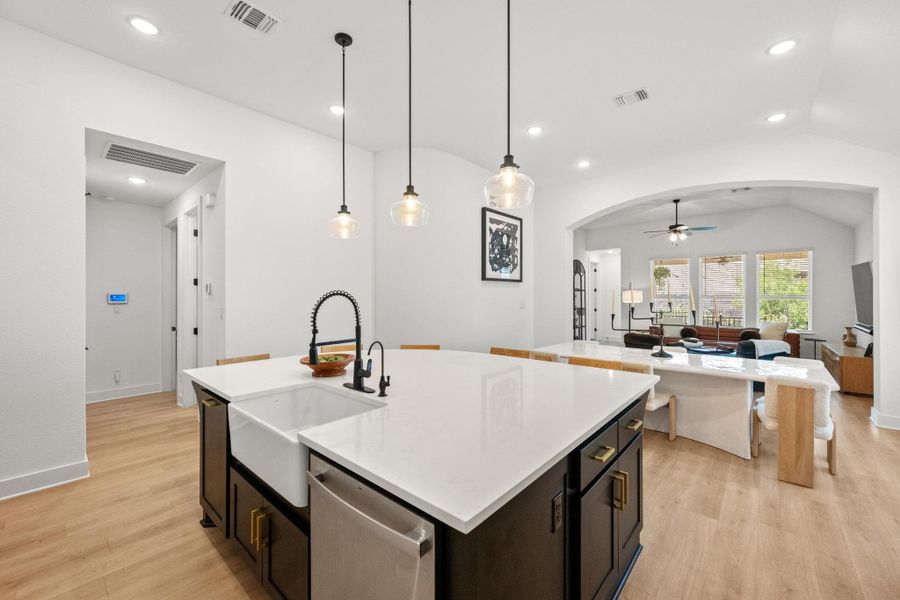 Furnished interior view inside a new home in , Kyle (Image 16).