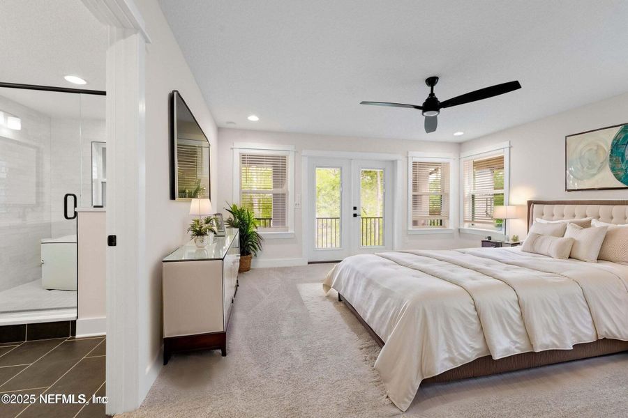 Furnished interior view inside a new home in , Jacksonville (Image 11).