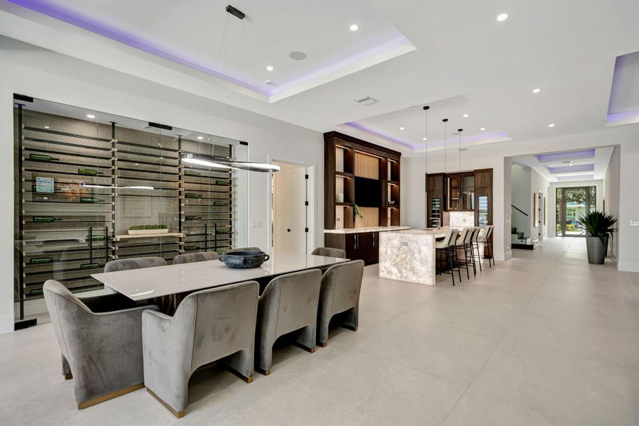 Furnished interior view inside a new home in , Lantana (Image 83).