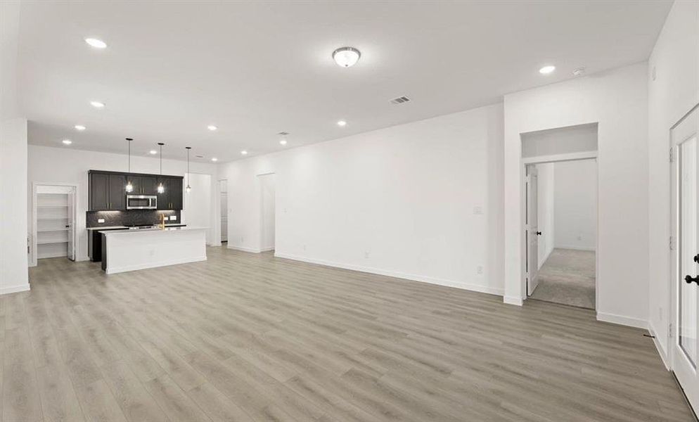 Open Kitchen-Living-Dining Room