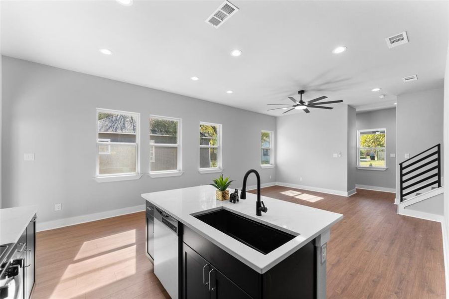 Furnished interior view inside a new home in , Cleburne (Image 18).