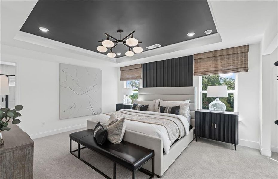 Furnished interior view inside a new home in Creekside at Skelton, Jefferson (Image 10).