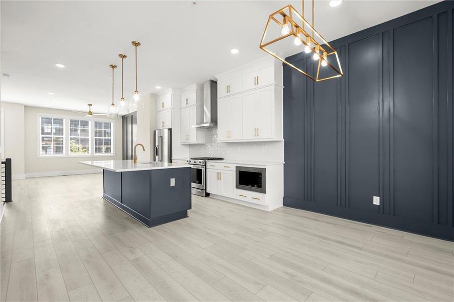 Furnished interior view inside a new home in The Gathering – Alpharetta, Alpharetta (Image 15).