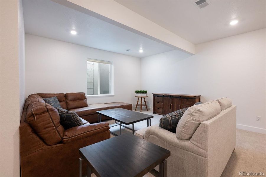 Furnished interior view inside a new home in Trailstone Destination Collection, Arvada (Image 7).