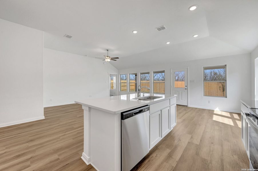 Furnished interior view inside a new home in Greenspoint Heights, Seguin (Image 5).