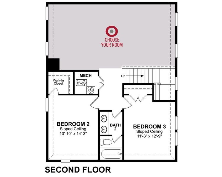 2D floor plan layout for the Brenham by Beazer Homes in Treeline, Justin, TX (Image 4). 2D floor plan layout for the Brenham by Beazer Homes in Treeline, Justin, TX (Image 4).