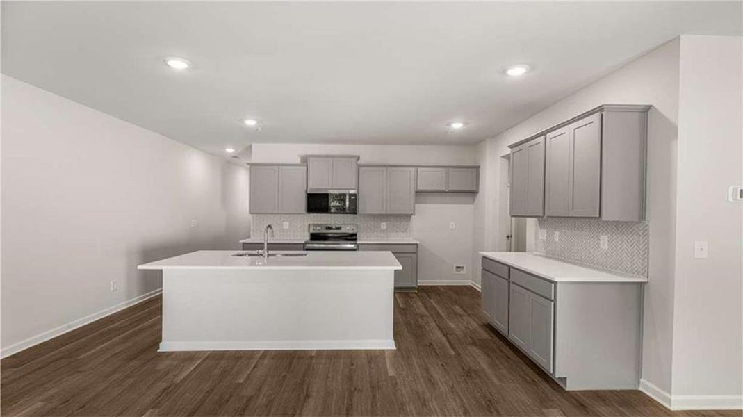 Furnished interior view inside a new home in Echo Glen, Stockbridge (Image 3).