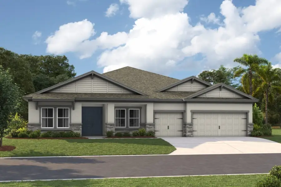 Front exterior of a home in the Pasadena Woods community, located in Wesley Chapel, FL (Image 6). Front exterior of a home in the Pasadena Woods community, located in Wesley Chapel, FL (Image 6).