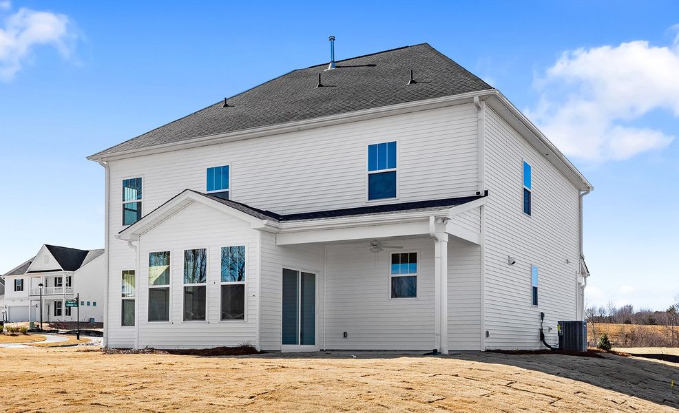 Exterior details and patio area of a home in Fieldstone, Lexington (Image 3).