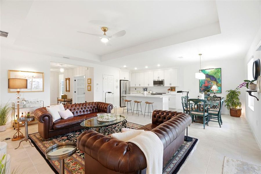 Furnished interior view inside a new home in Summerwoods, Parrish (Image 27).