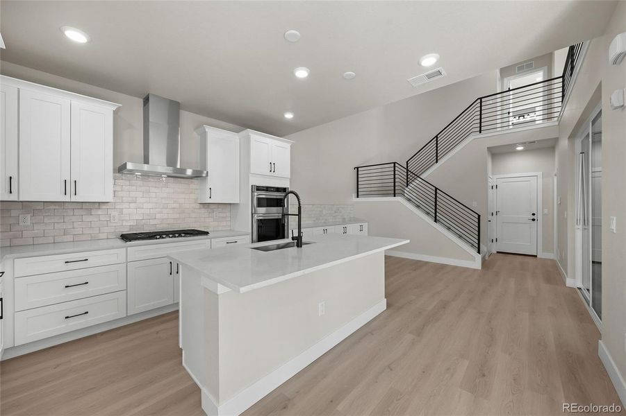 Furnished interior view inside a new home in , Littleton (Image 10).