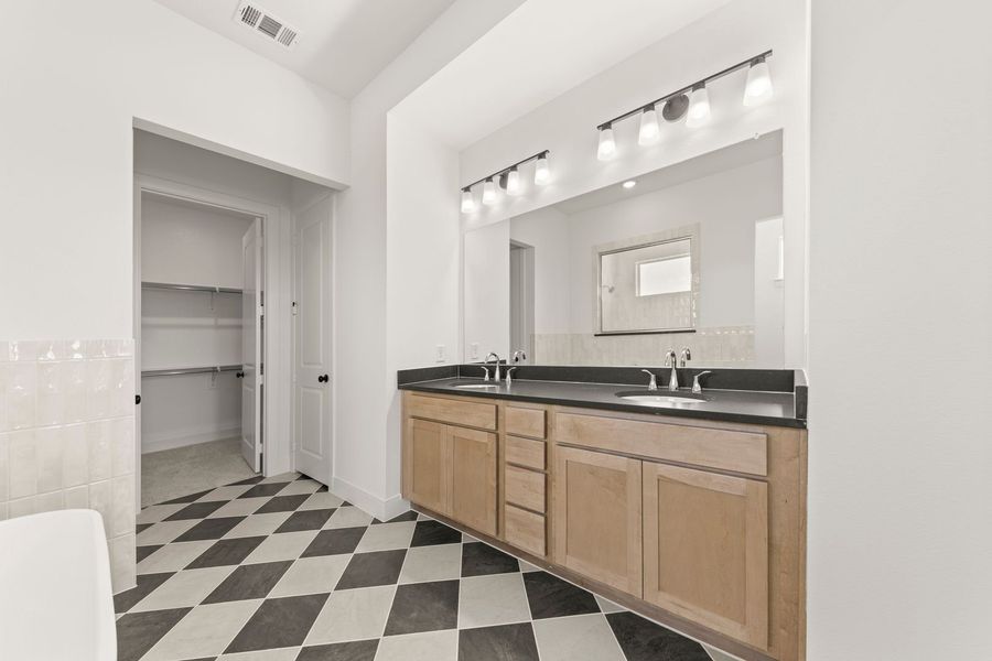 Furnished interior view inside a new home in Lily Creek at Sutton Fields, Aubrey (Image 14).