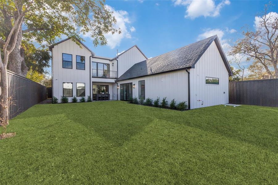 Exterior details and patio area of a home in , Dallas (Image 2). Exterior details and patio area of a home in , Dallas (Image 2).