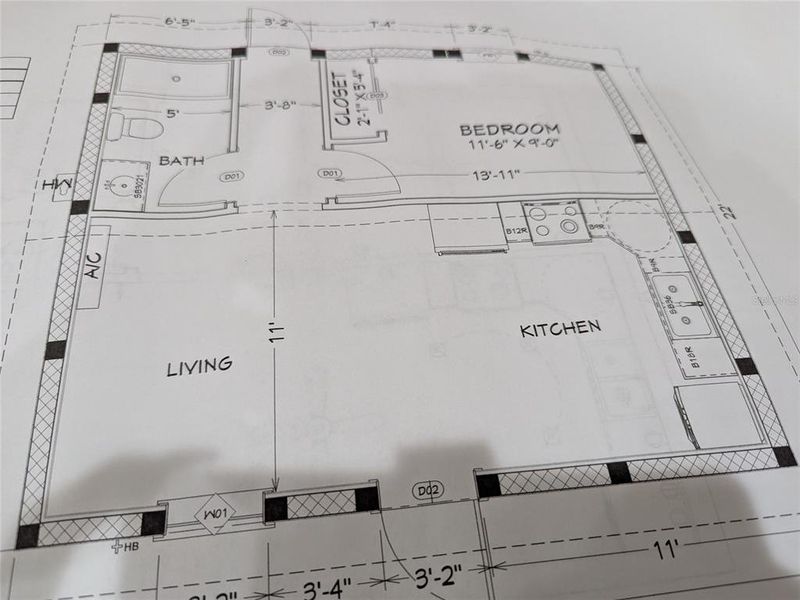 2D floor plan layout of this home in , Arcadia, FL (Image 3).