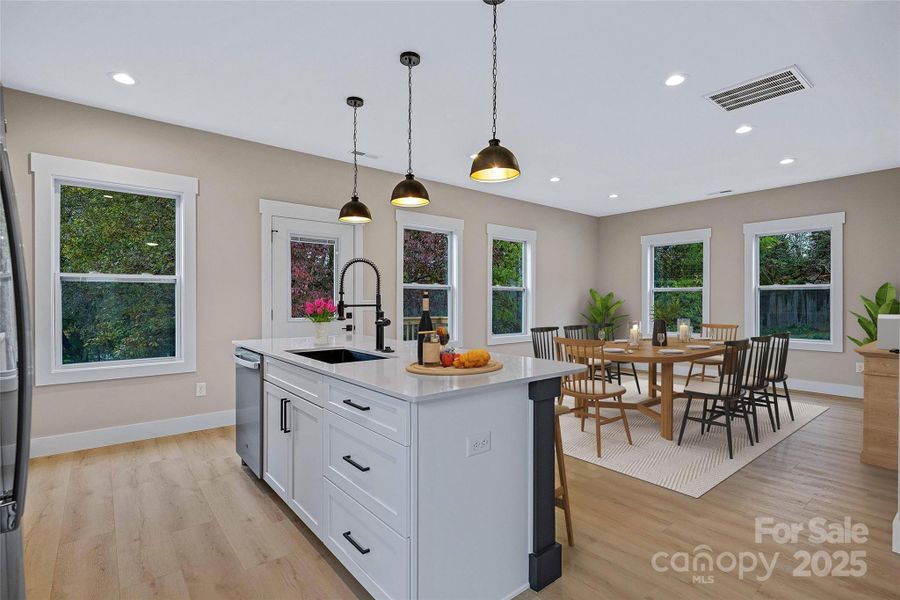 Furnished interior view inside a new home in , Pisgah Forest (Image 13). Furnished interior view inside a new home in , Pisgah Forest (Image 13).