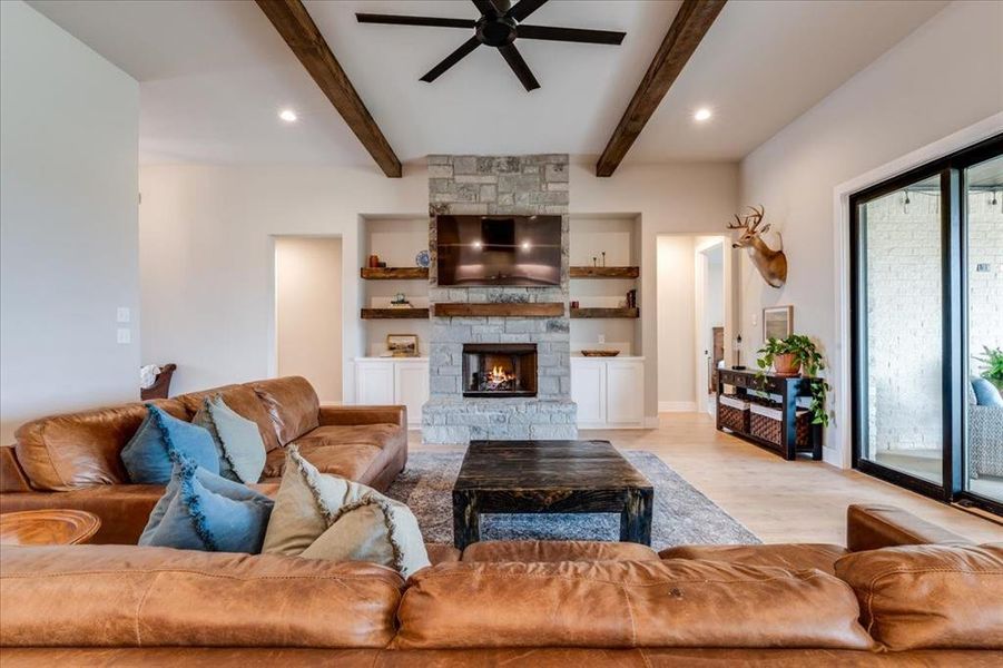 Furnished interior view inside a new home in , Godley (Image 19).