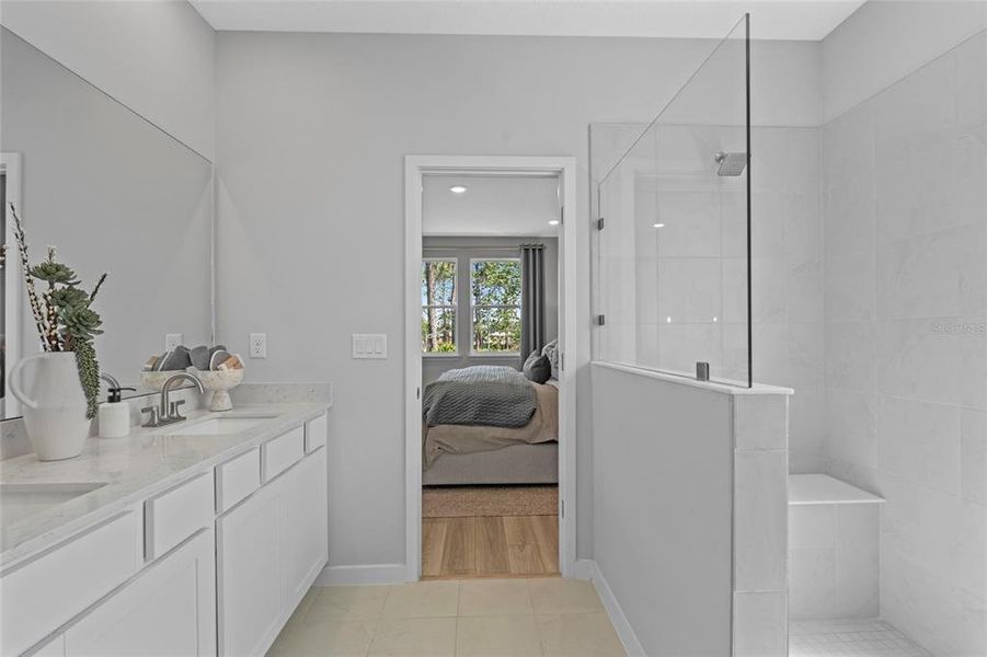 Furnished interior view inside a new home in Reserve East, Flagler Beach (Image 12).