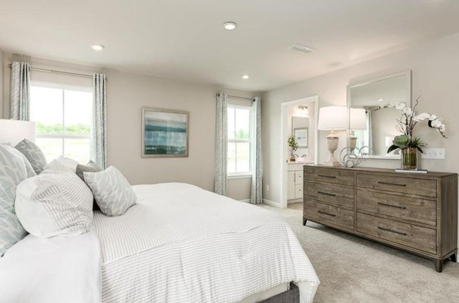 Furnished interior view inside a new home in Heritage Grove, Calhoun (Image 6).