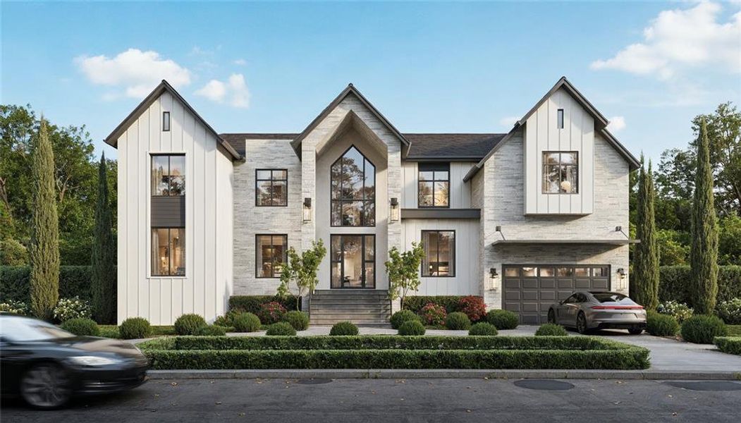 Front exterior of a new home in , Tampa, FL, highlighting curb appeal (Image 2). Front exterior of a new home in , Tampa, FL, highlighting curb appeal (Image 2).
