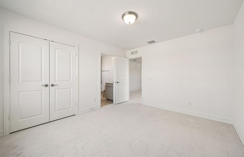 Secondary Bedroom with full bath