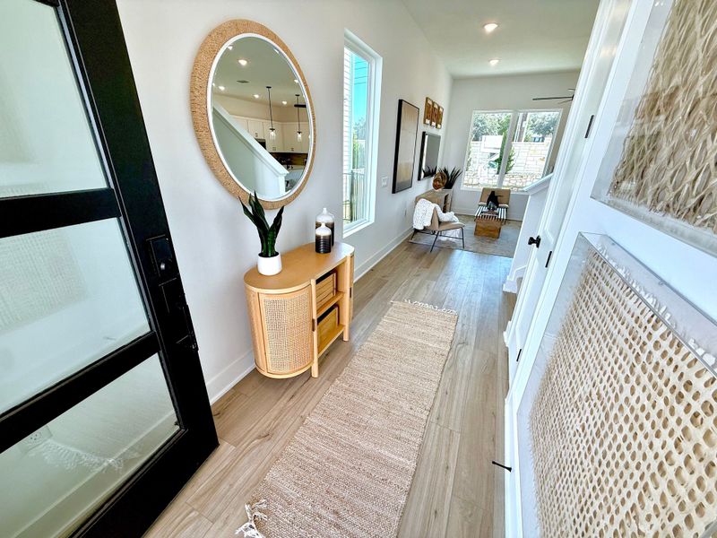Furnished interior view inside a new home in Novel, Austin (Image 11).