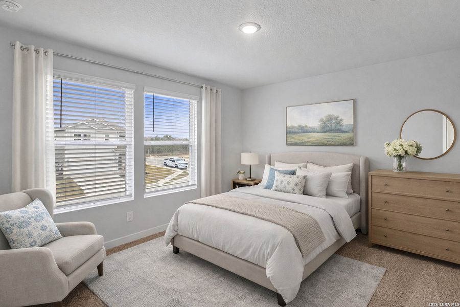 Furnished interior view inside a new home in Bear Creek, San Antonio (Image 7).