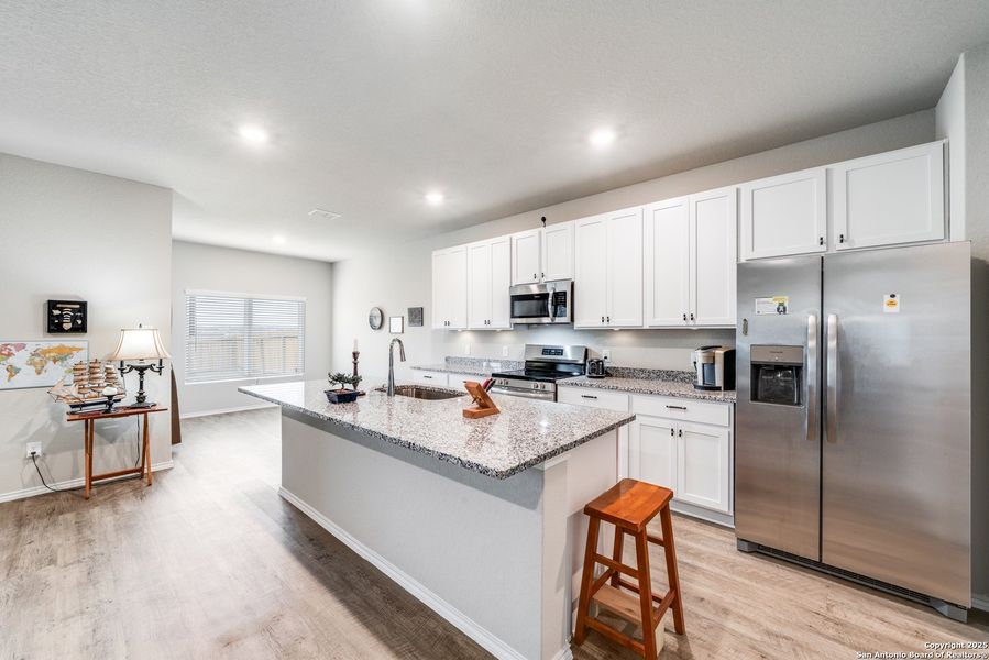 Furnished interior view inside a new home in Legend Pond, New Braunfels (Image 14).
