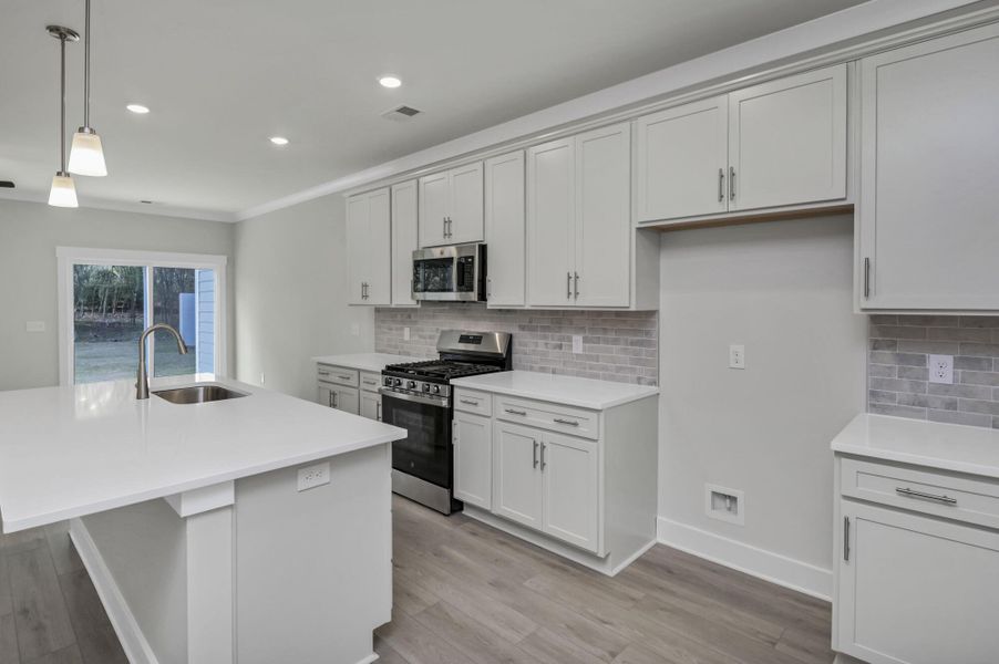 Furnished interior view inside a new home in Lake Carolina Townhomes, Columbia (Image 11).