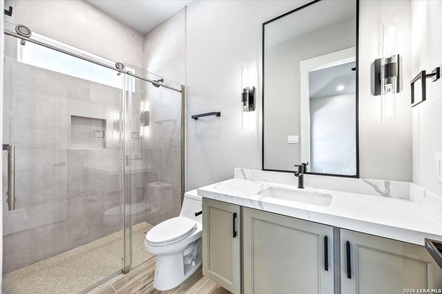Furnished interior view inside a new home in , San Antonio (Image 12).