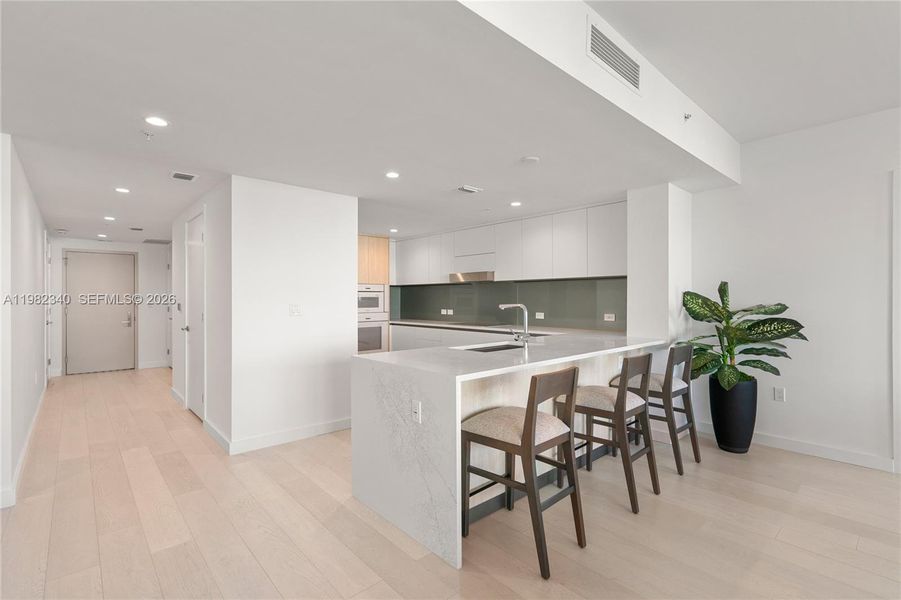 Furnished interior view inside a new home in , Bay Harbor Islands (Image 12).