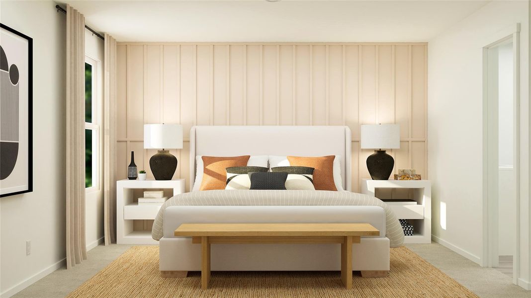 Furnished interior view inside a new home in Synova, Crosby (Image 11).