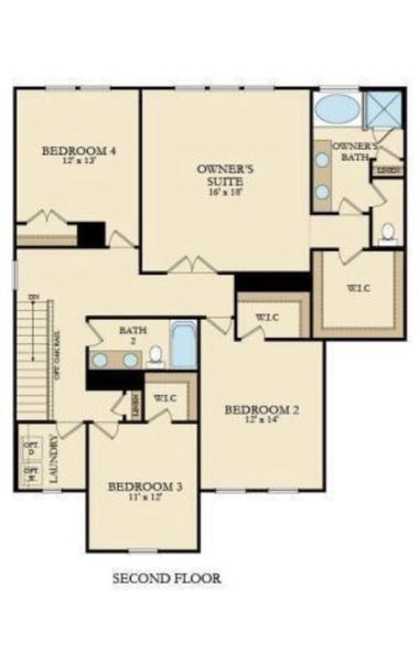 2D floor plan layout of this home in , Johns Island, SC (Image 5).