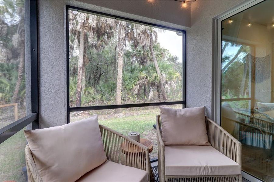Exterior details and patio area of a home in , North Port (Image 27).
