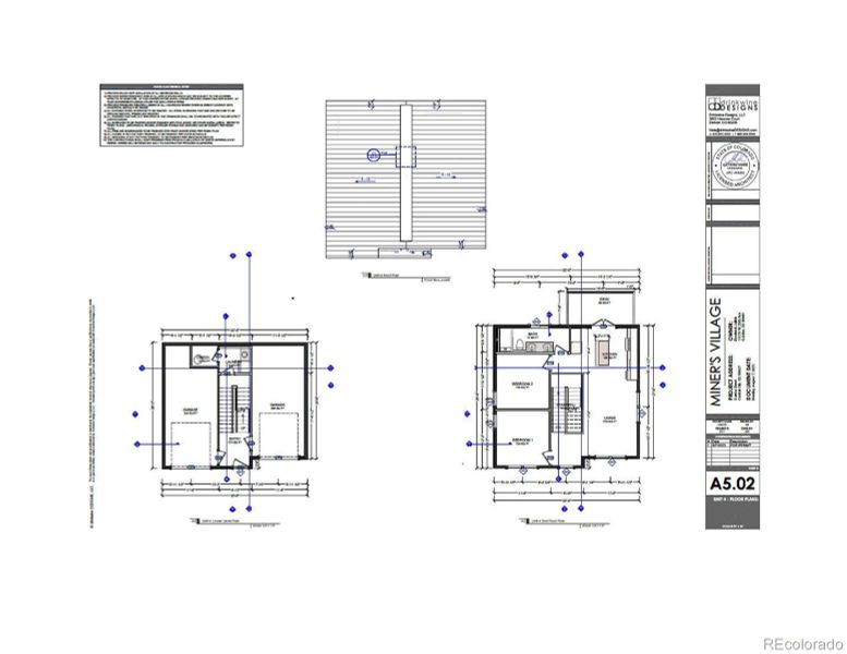 2D floor plan layout of this home in , Central City, CO (Image 4).