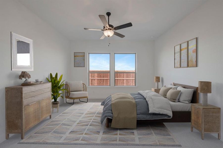 Furnished interior view inside a new home in Creekshaw – Gardens, Royse City (Image 13).