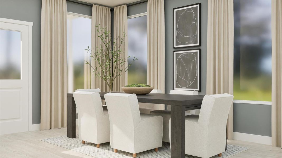 Furnished interior view inside a new home in Pleasant Hill, Bryan (Image 29).