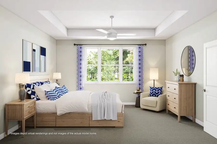 Representative furnished interior of a home built from the Lucia by Minto Communities in Latitude Margaritaville Watersound, Panama City Beach (Image 4).