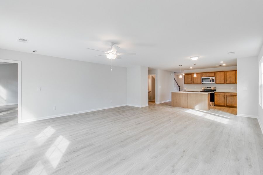 Spacious, unfurnished interior of a new home in Ellington, Elgin (Image 23). Spacious, unfurnished interior of a new home in Ellington, Elgin (Image 23).