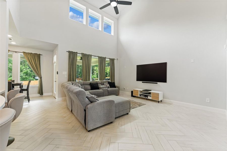 Furnished interior view inside a new home in Timber Hollow, Magnolia (Image 8).