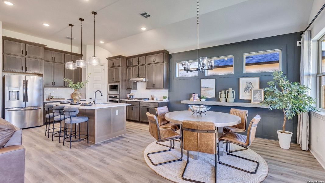 Furnished interior view inside a new home in The Crossvine, Schertz (Image 7).
