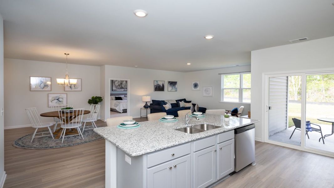 Representative furnished interior of a home built from the KERRY by D.R. Horton in Lochaven, Conway (Image 23).