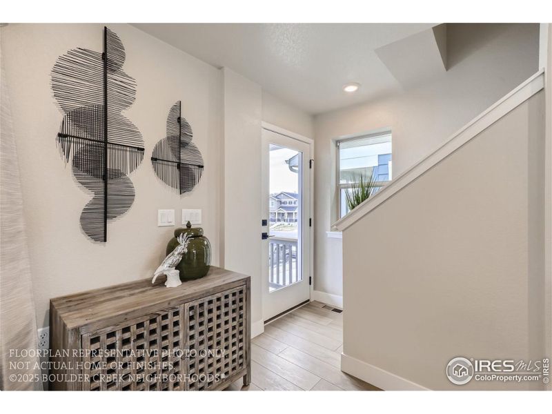 Furnished interior view inside a new home in Baseline, Broomfield (Image 12).