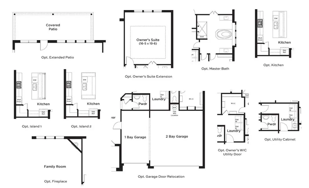 2D floor plan layout of this home in Hawkes Landing, Leander, TX (Image 4). 2D floor plan layout of this home in Hawkes Landing, Leander, TX (Image 4).