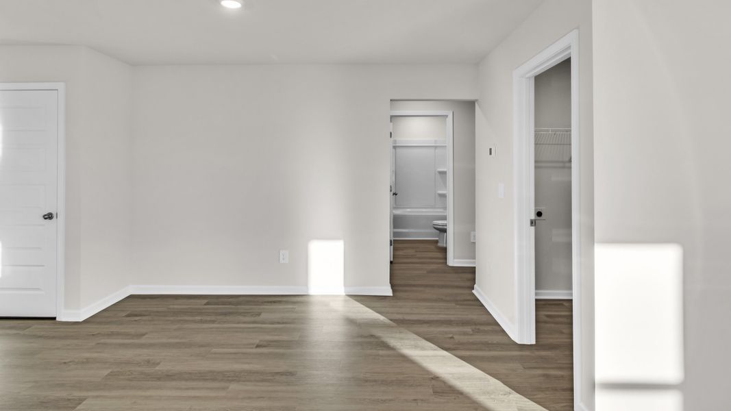 Representative unfurnished interior of a home built from the Lakeside by D.R. Horton in Bailey Park, Fayetteville (Image 20).