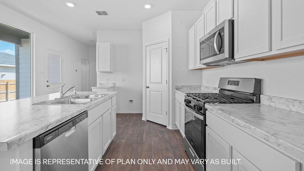 Furnished interior view inside a new home in Valverde, Bastrop (Image 5).