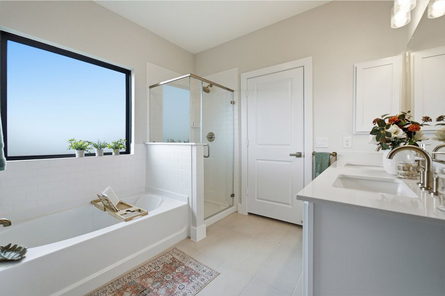 Furnished interior view inside a new home in Sunfield, Buda (Image 26).