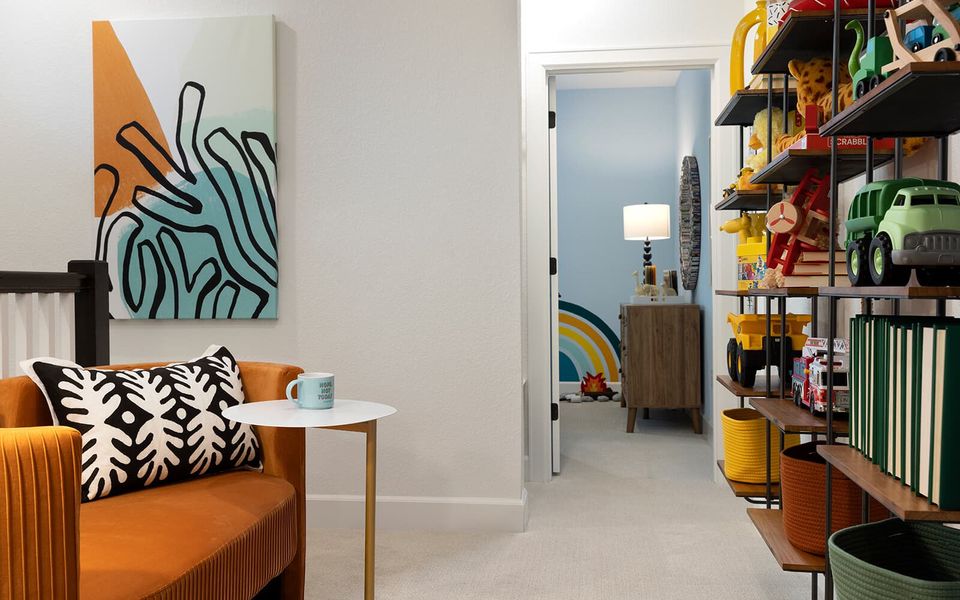 Furnished interior view inside a new home in Easton Park, Austin (Image 5).