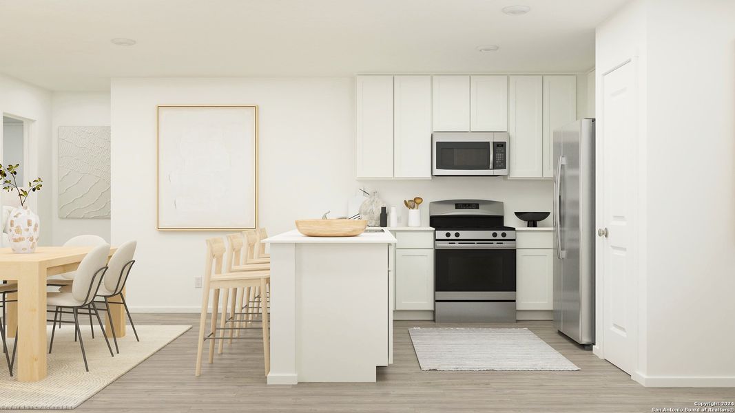 Furnished interior view inside a new home in Ruby Crossing, San Antonio (Image 15).