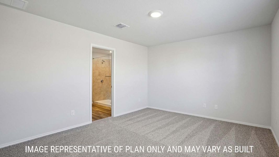 Representative unfurnished interior of a home built from the Caprock by D.R. Horton in Pecan Creek, Temple (Image 22).