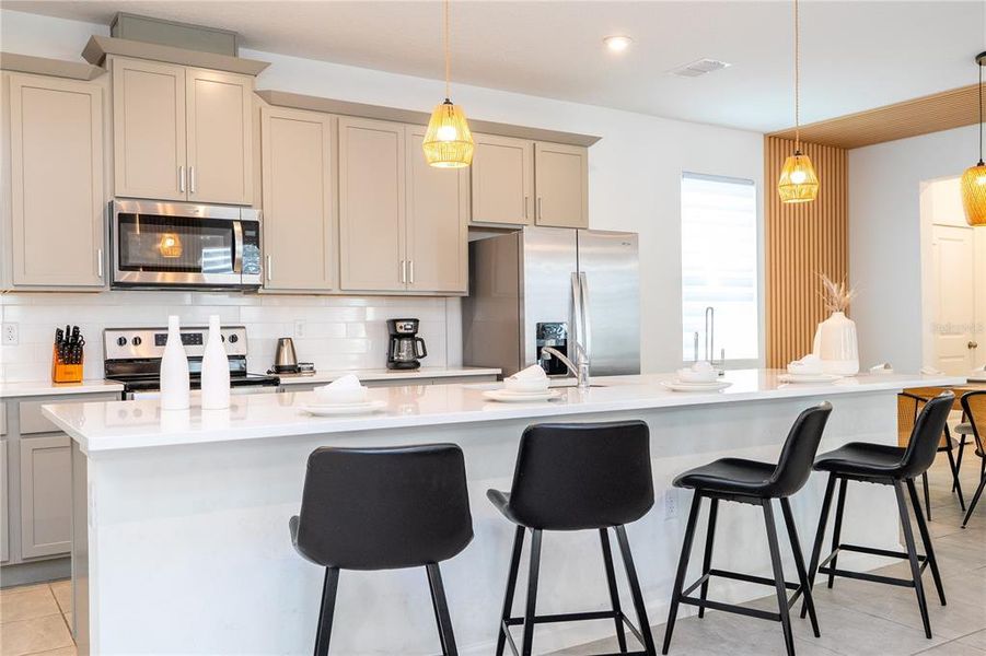 Furnished interior view inside a new home in , Kissimmee (Image 15).